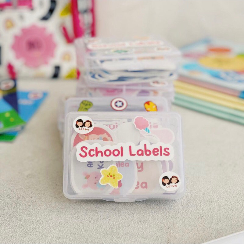 

Waterproof School Label - NEW THEME
