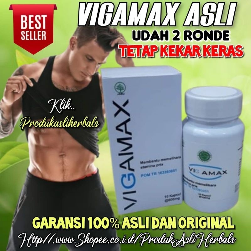 ORIGINAL 100% VIGAMAX ASLI ORIGINAL SUPLEMEN PRIA