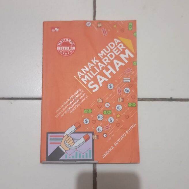 Buku Bestseller ANAK MUDA MILIARDER SAHAM by Andika Sutoro Putra  Original Bekas