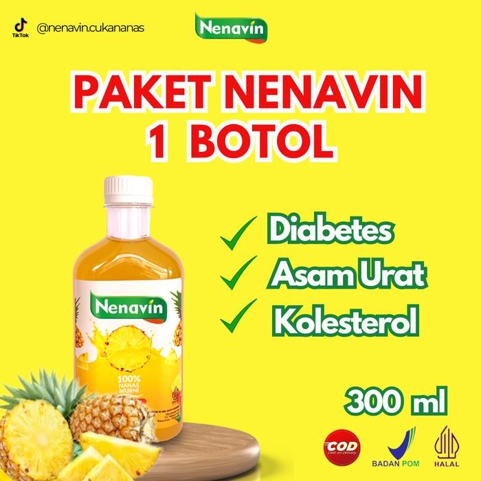 

Nenavin Cuka Nanas 300 ml BPOM Dan Halal