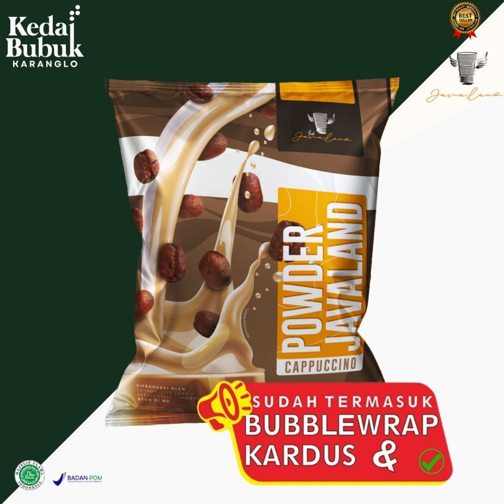 

Ready (Reguler) Bubuk Minuman Cappucino Javaland Kemasan 1 Kg