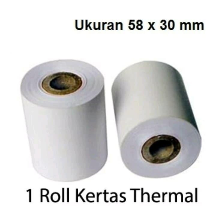 

[BERGARANSI] Harga Promo VSC 58 x 30 Kertas Struk Thermal Paper - EDC /Kertas Mobile Printer (Tanpa Core) Roll - Not Specified Berkualitas Paling Dicari