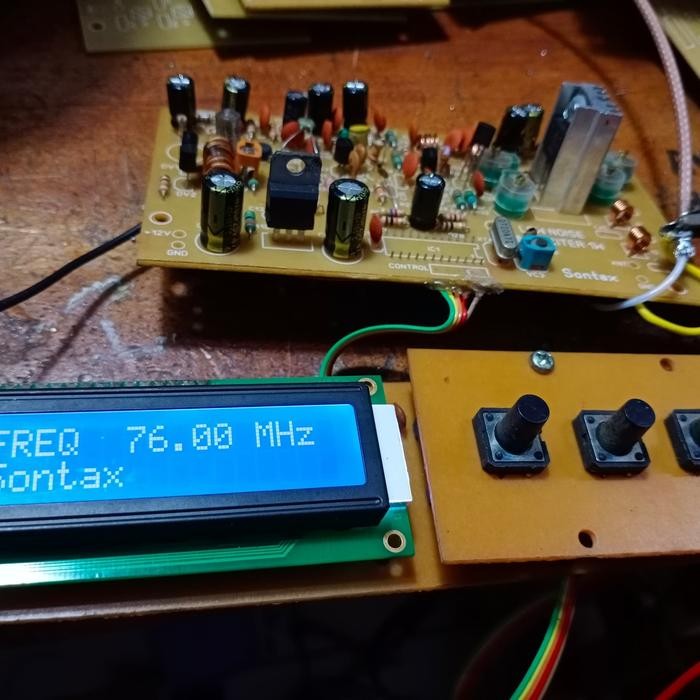 (BACA DESKRIPSI) transmitter fm 76-108mhz pll pemancar fm 1 watt