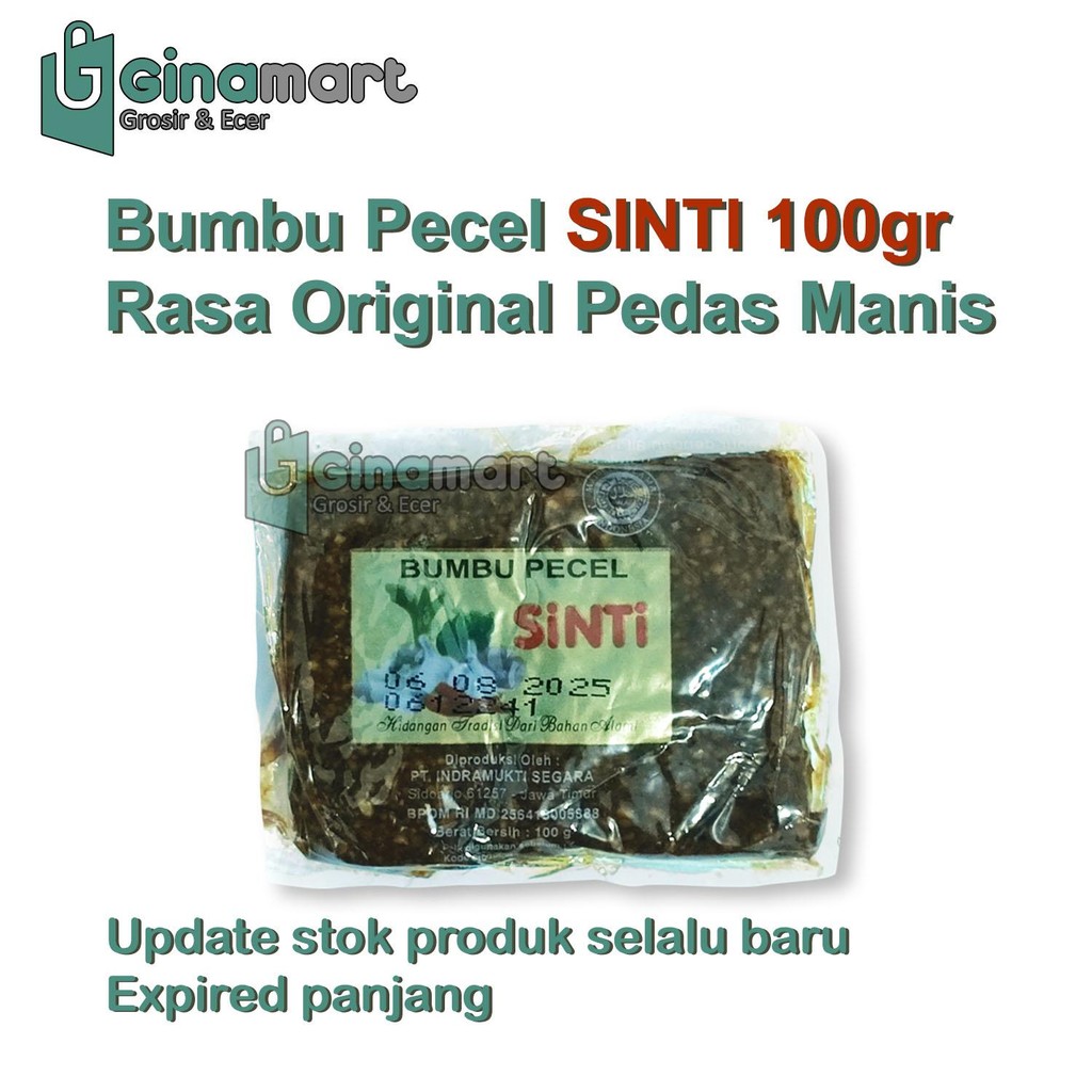 

SINTI Bumbu Pecel Sambal Kacang Instan 100gr
