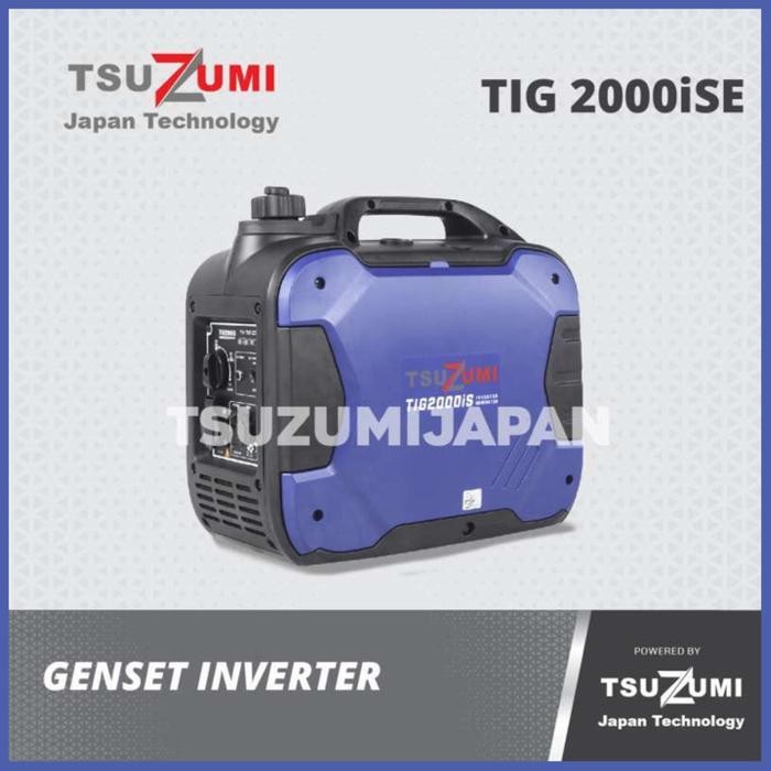 Genset Silent Inverter 2000Watt Tsuzumi TIG 2000Is Mesin Genset Bensin