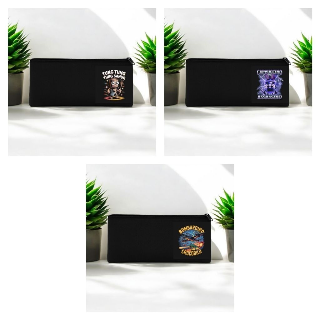 

Brotherbag - Pouch Tempat Pensil Karakter Motif Anomali Tung Tung Sahur Balerina Cappucino Assasino Bombardino