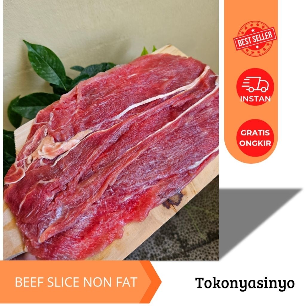 

BEEF SLICE NON FAT 500gr