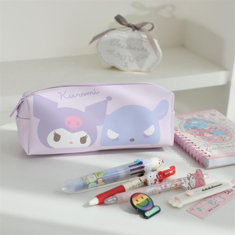 

Cartoon Sanrio Pencil Case Hello Kitty Cosmetic Bag Girly Travel Storage Bags Large Capacity Waterproof Student Stationery Gifts