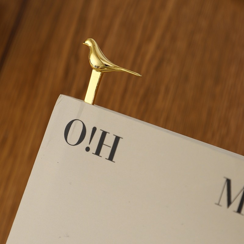 

Bookmark Bird Shaped Metal Alloy Book Clip Student Stationery Decor Pagination Mark Reading Assistant Sool Office Supplies