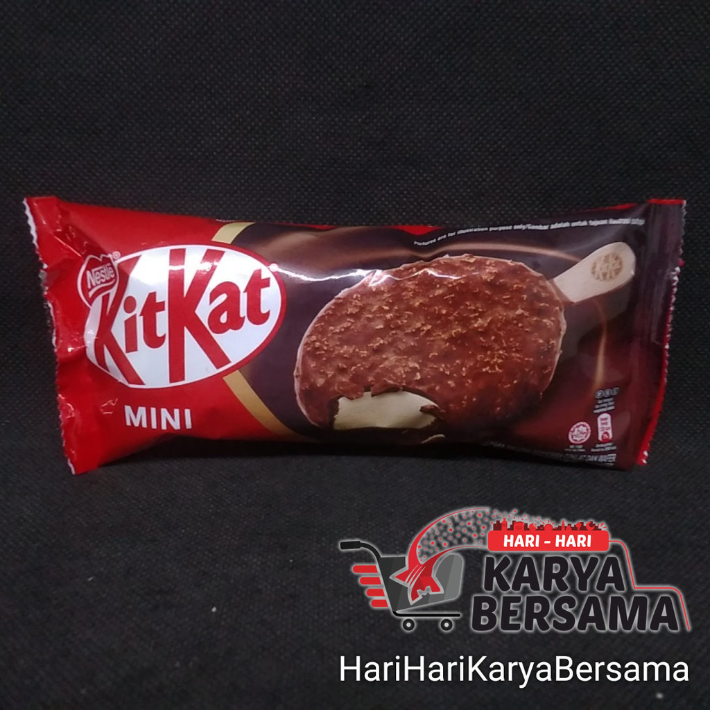 

NESTLE KITKAT MINI ICE CREAM WITH CHOCOLATE FLAVOURED COATING & WAFER 45ML
