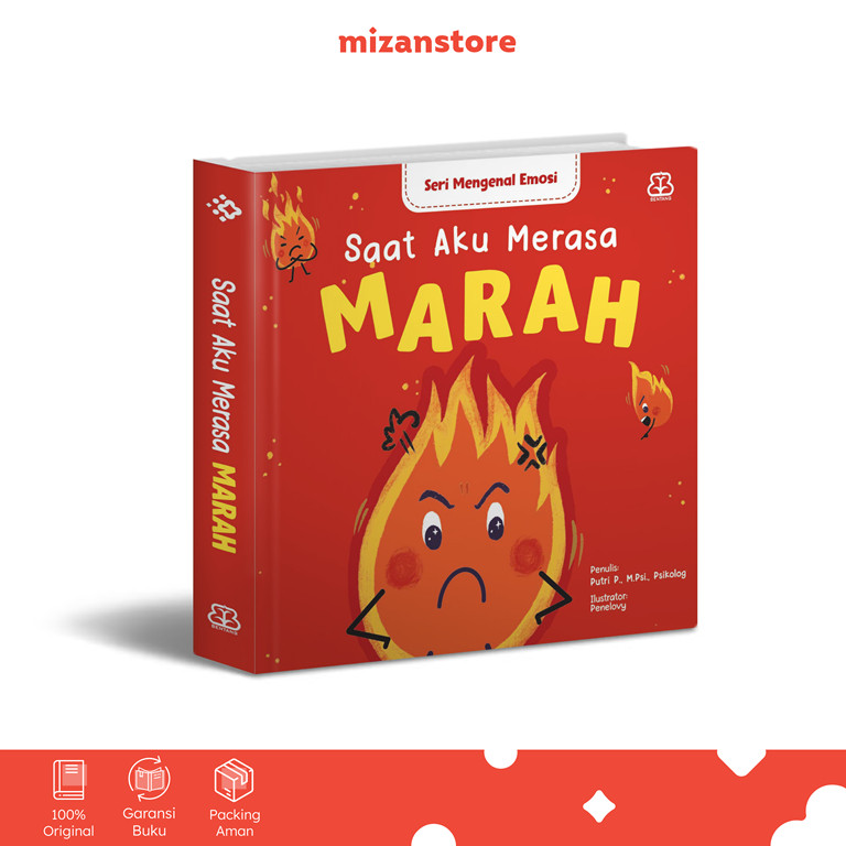 

[Mizan Jakarta] Seri mengenal Emosi Saat Aku Merasa Marah (Boardbook) | Buku Anak 0-5 Tahun
