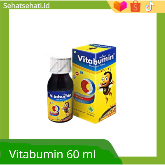 Vitabumin Madu Ikan Gabus 60ml Original