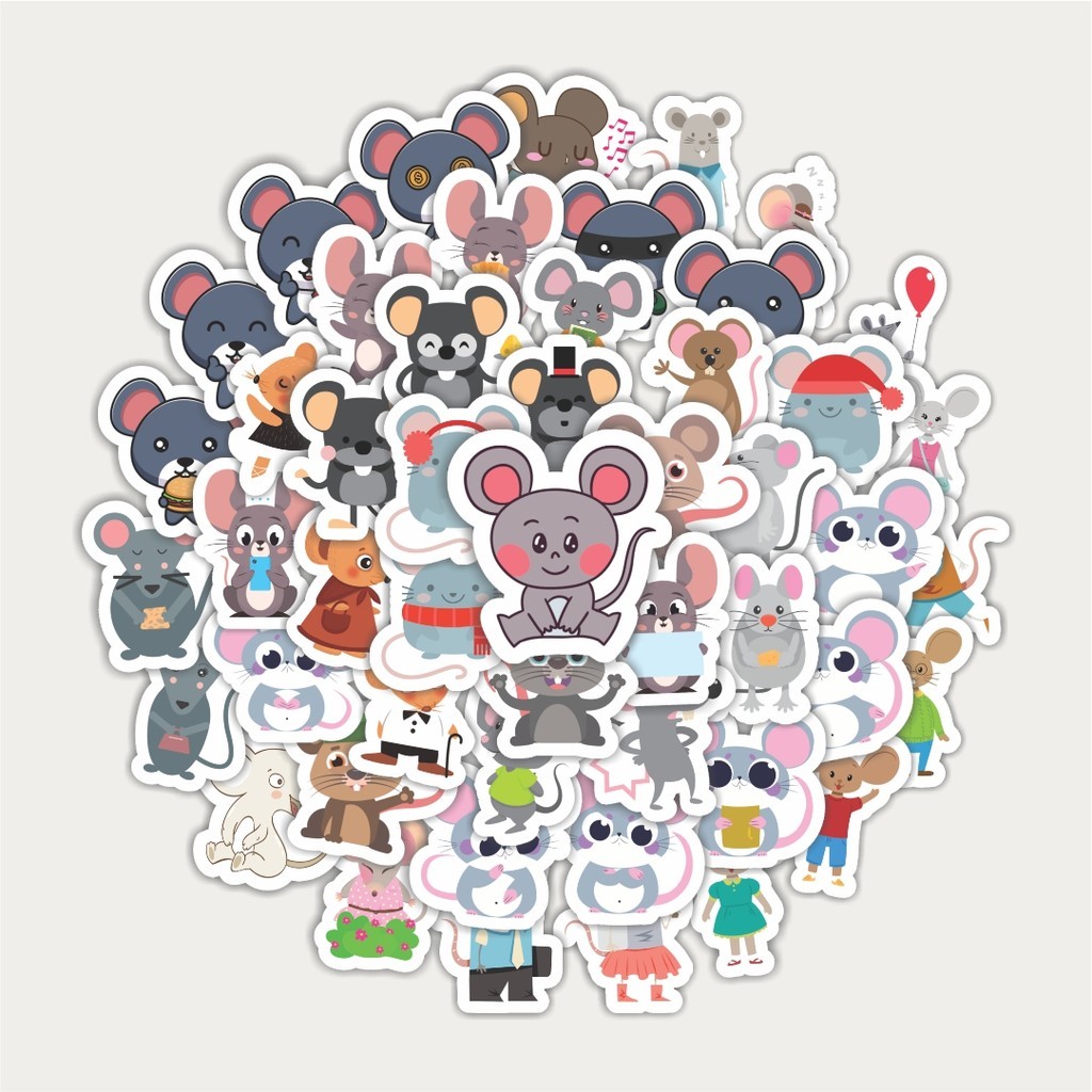 

Sticker Pack Sticker Hewan Tikus | Sticker TUMBLR | Stiker LAPTOP KOPER HELM