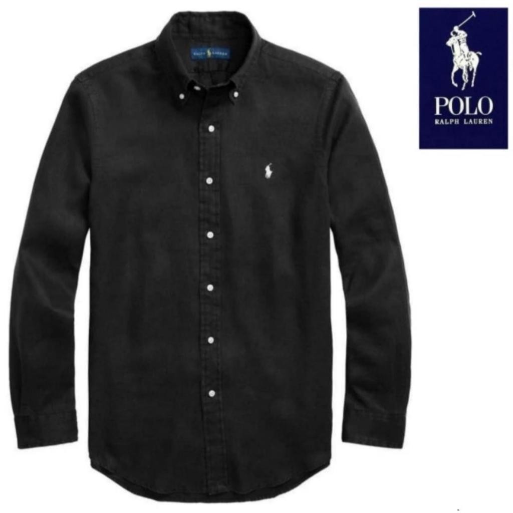 Kemeja Putih POLO's Ralph Lauren pria premium terbaru//kemeja Casual pria//kemeja kantoran lengan pa