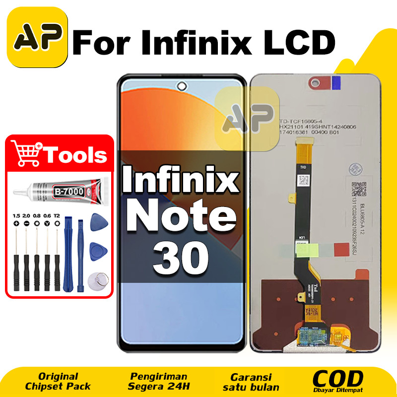 LCD Infinix Note 30 hp Layar Sentuh Fullset Glass Touchscreen Digitizer COD