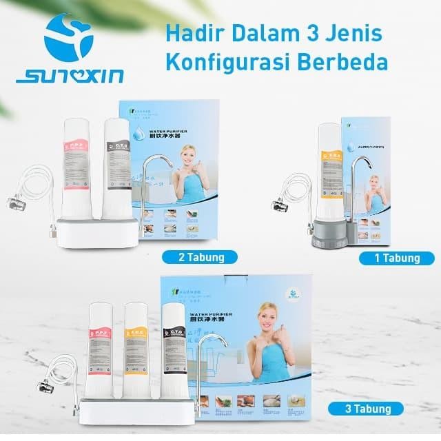 Filter Air Pemurni Air Keran Saringan Air PDAM Tanah / Air Minum Sehat - 1 Tabung