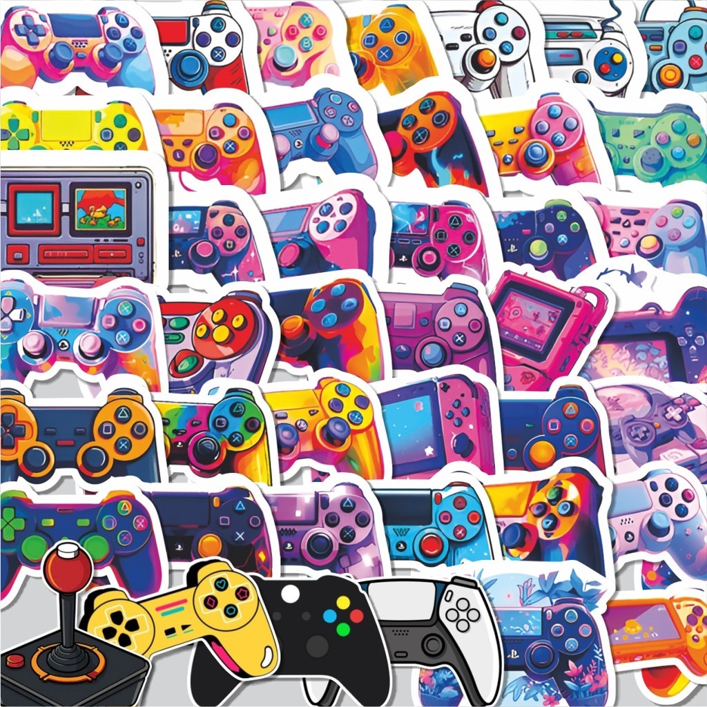 

Stiker Cutting Pack Stiker Gamepad Isi 100Pcs Series Aesthetic Lucu Keren Untuk Koper Bahan Vynil