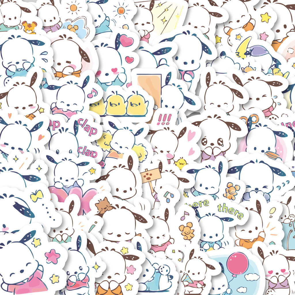 

Stiker Cutting Pack Stiker Kartun Pochacco Versi 2 Isi 100Pcs Series Aesthetic Lucu Keren Untuk Koper Bahan Vynil