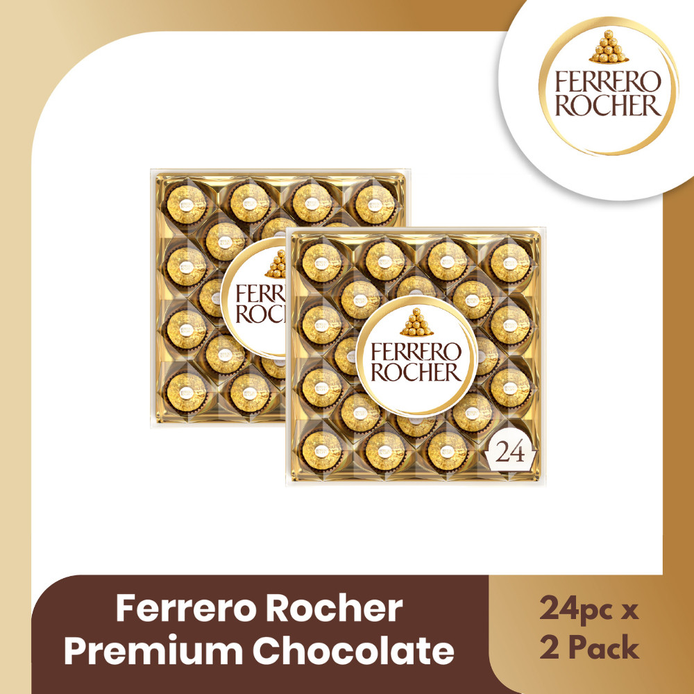 

Ferrero Rocher Premium Chocolate Isi 24pcs - TWINPACK