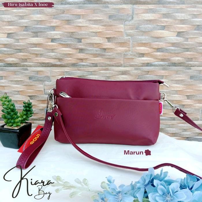 "S.LN.S" - PASTI READY GALERY TAS cantik - Tas KIARA  by INOE Selempang Wanita - maroon