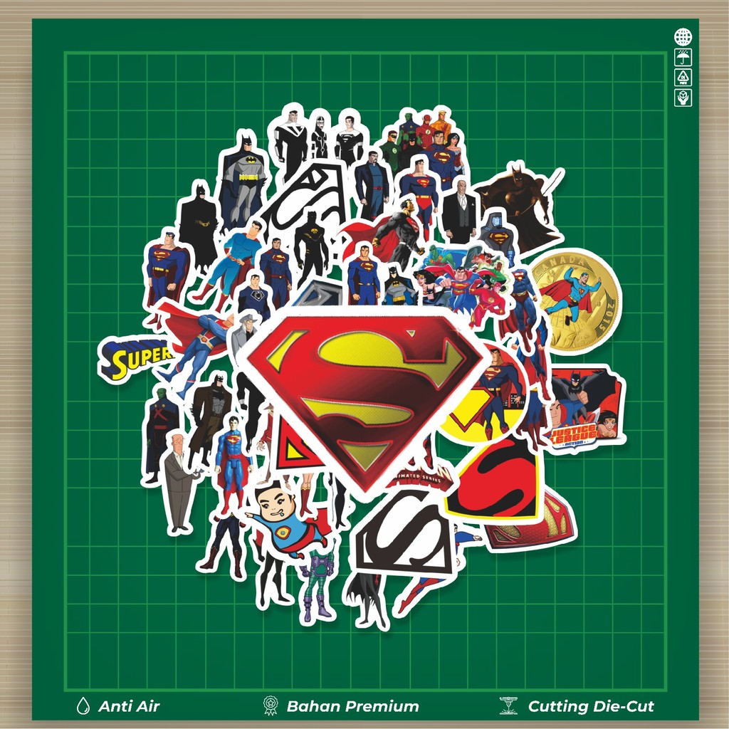 

HOT 50 PCS STIKER Sticker Kartun Superman The Animated Series Sticker Stiker Fashion Cars Decal Dingin Kartu Album Custom Vinyl Anti Air- Sticker Aesthetic Buku Journal Koper Casing HP Tablet Laptop Helm Motor Botol Minum