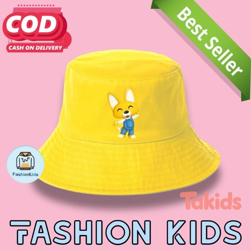 Topi Bucket Anak Eddy Pororo