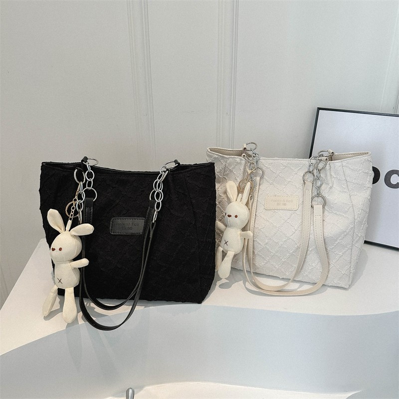 NJ78UI 2005 Free Gantungan boneka tas wanita import fashion terbaru tas tote bag cantik & best selle