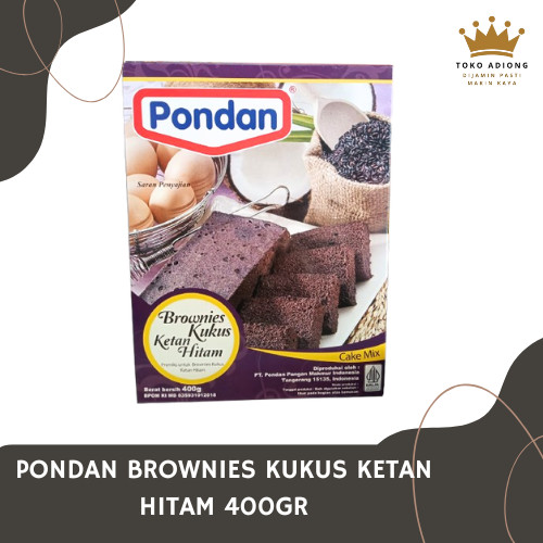 

PONDAN BROWNIES KUKUS KETAN HITAM 400GR
