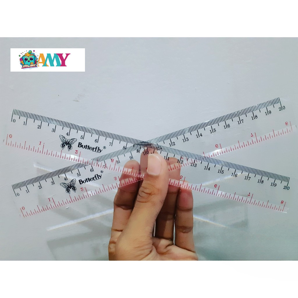 

BUTTERFLY PENGGARIS 20CM AMY STASIONARY