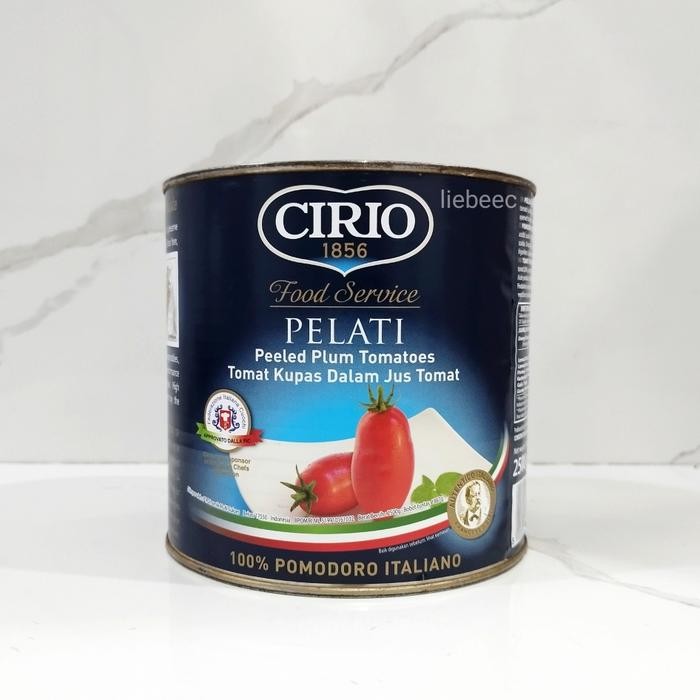 

[PROMO EXP TERBARU] Cirio Tomato Peeled 2.5kg | Pelati Tomat Kupas Dalam Jus Tomat 2,5 kg / 2500 g / 2500 gr Bergaransi Terlaris