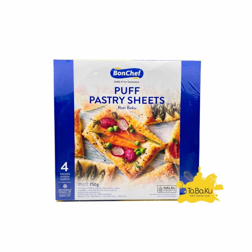 

Terlaris Bonchef Individual Puff Pastry Sheet 750gr