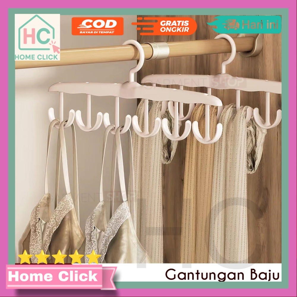 Hanger Cabang Pakaian Baju Celana Topi Inner Wear Organizer Lemari Jemuran Walking Closet Laundry Ro