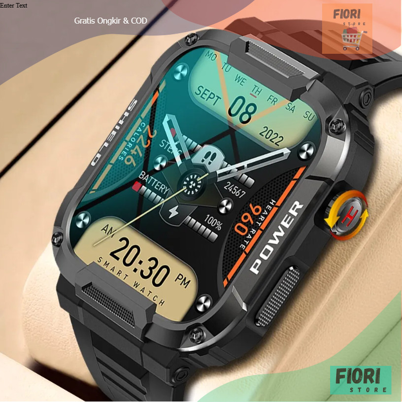 ANYTEC Smartwatch Bluetooth Notification Touchscreen Sport Waterproof - MK66