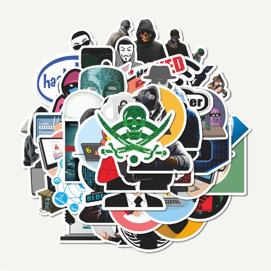 

Sticker Pack Stiker Hacker Series | Sticker TUMBLR | Stiker LAPTOP KOPER HELM