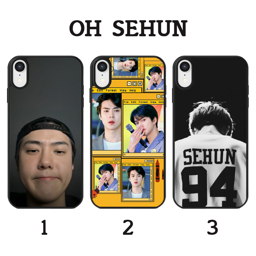 OH SEHUN EXO - Softcase Glossy (BERGARANSI) Iphone samsung xiaomi redmi oppo vivo realme (Case Casin