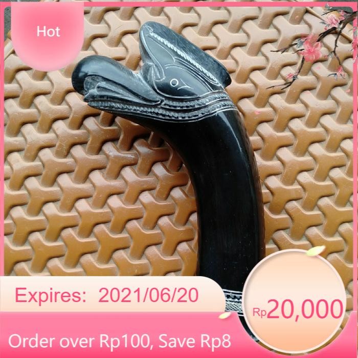 gagang bedog kangkarengan tanduk kerbau full LS11