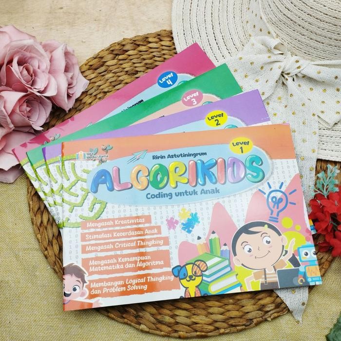 

Buku Anak Algorikids Coding Untuk Anak Set 4 Jilid - Asli
