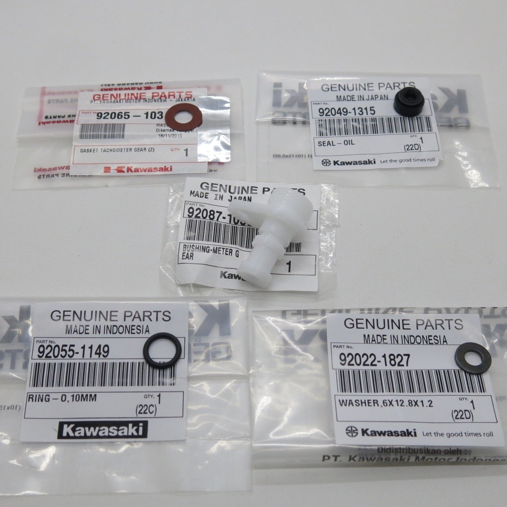 Sil RPM Bushing Paking Oring Washer RPM Kawasaki Ninja 2Tak R SS RR ORIGINAL Set 5 item 92055-1149 /