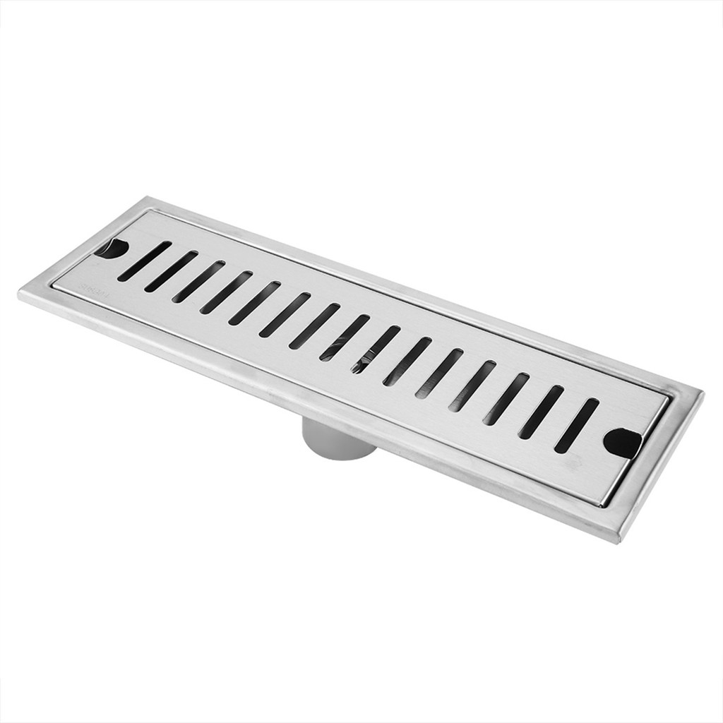 Bathroom Floor Drain Large  Stainless Steel Rectangle Shower Floor Drain Bathroom Drainage Gully Sta