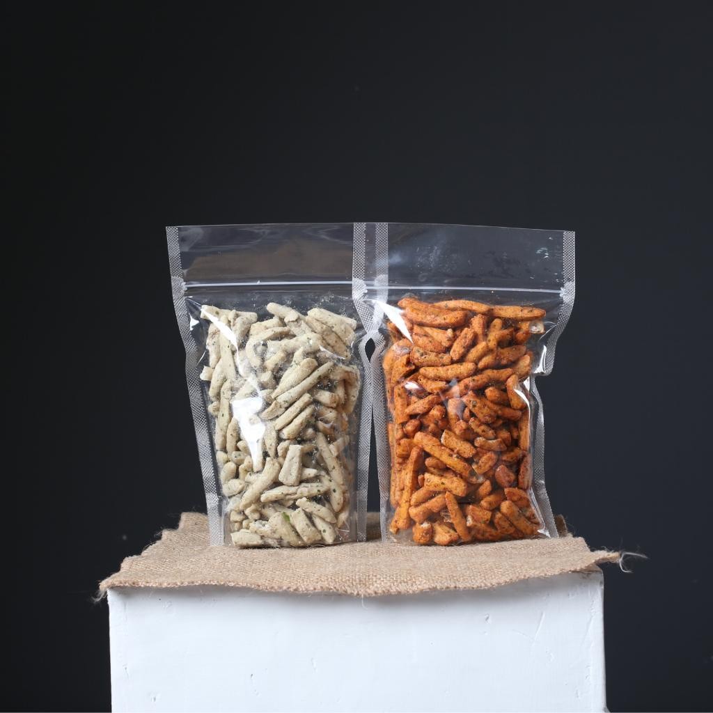 

[BUY 1 GET 1] Basreng Daun Jeruk Pedas 500gr Original 500gr