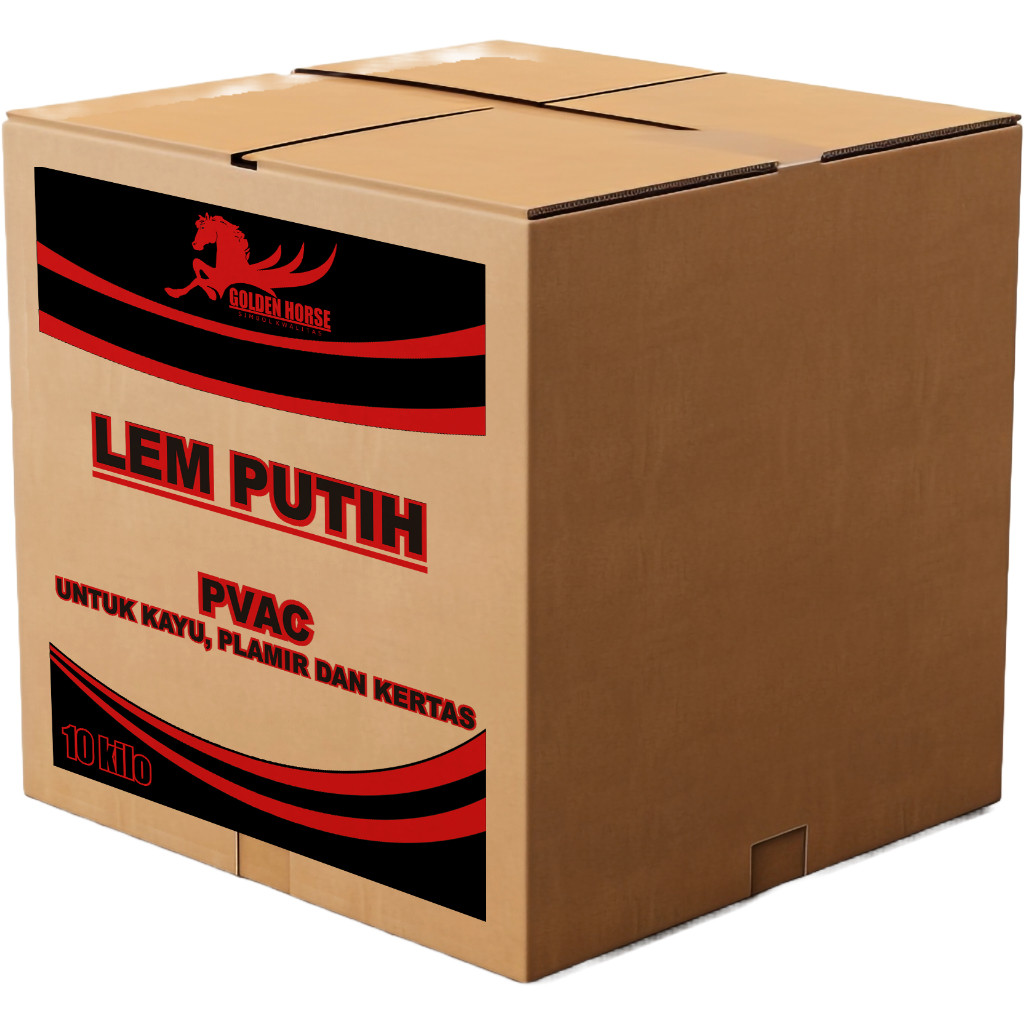 

New Golden Horse Lem Putih Refill – 10 kg Lem PVAc Serbaguna | Kuat, Ekonomis, dan Tahan LamaPremium