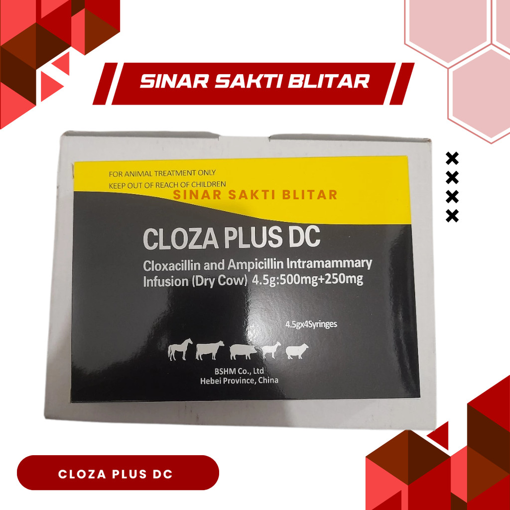 Cloza Plus DC - Mencegah Kering Sapi Masa Kering Cloxa Ben Dry Cow - Depolac