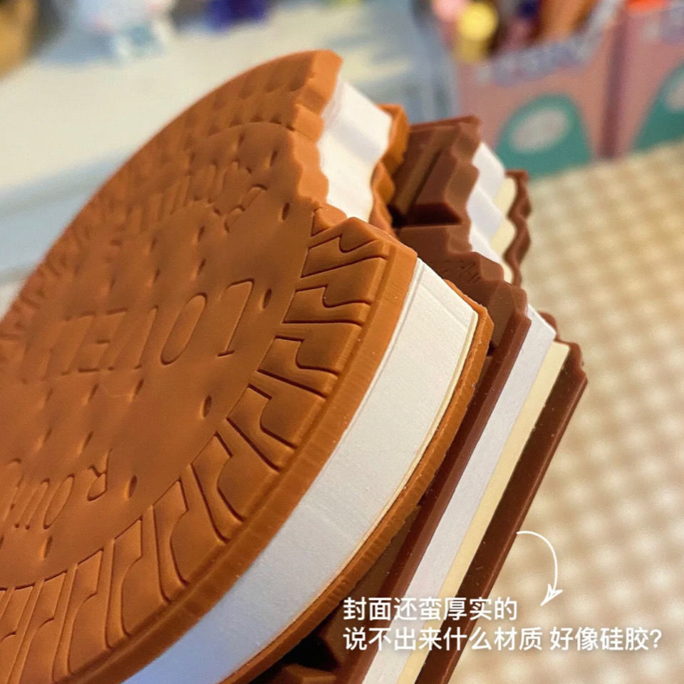 

1pcs 80 Sheets Mini Memo Pads Cute Notebook Biscuit Chocolate Note Book Daily Tabs Office Decor School Korean Stationary