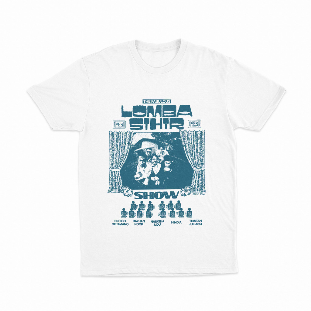 [BS] Tshirt Lomba Sihir -  Spectacle White