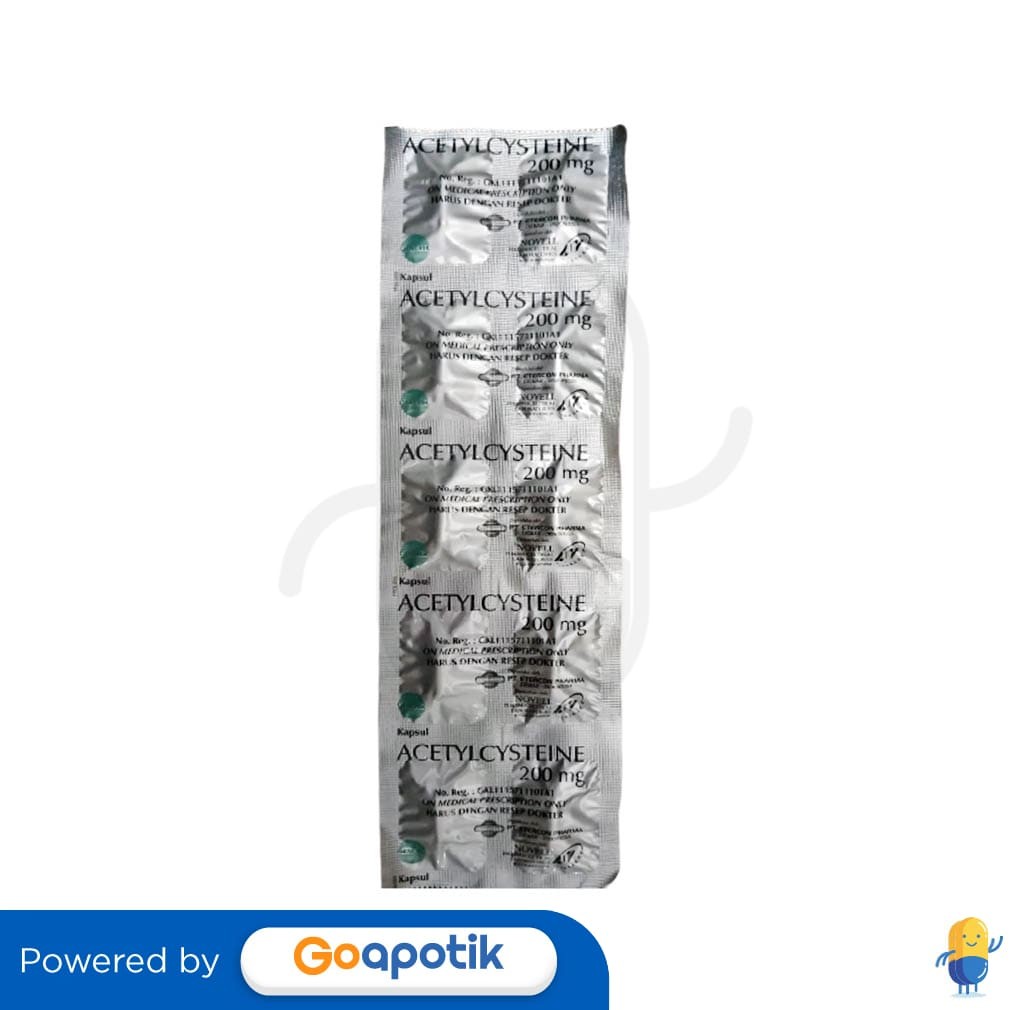 Acetylcysteine Etercon 200 Mg Strip 10 Kapsul