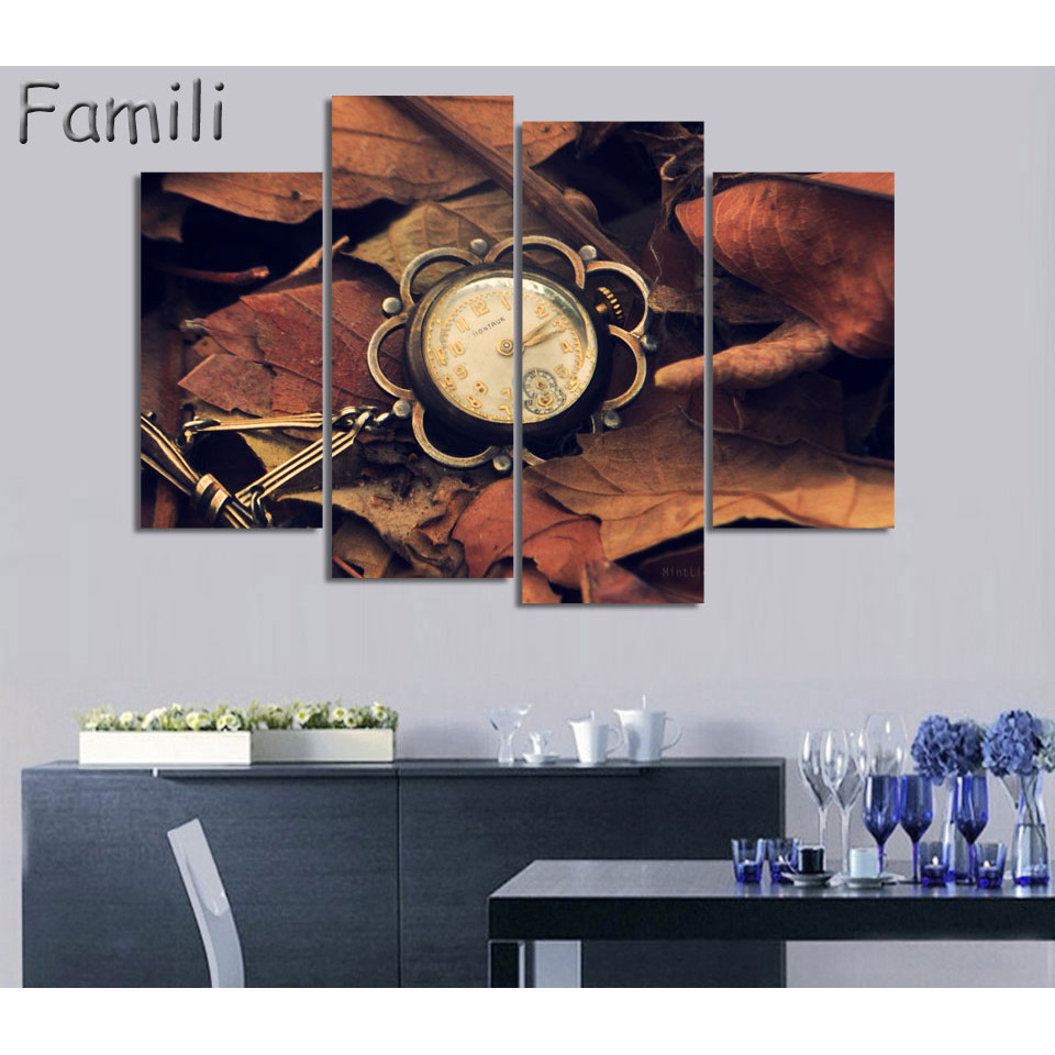 

4Picture Painting By Numbers Home Decoracion Painting Modern Picture For Living Room Decorative Print On Canvas Art Wall Pocket