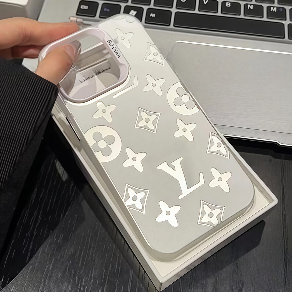 Casing iPhone 16 pro max 15 Huruf Inggris Bolong YL untuk case hp iPhone XR XS Max 11 Pro Max 12 Pro