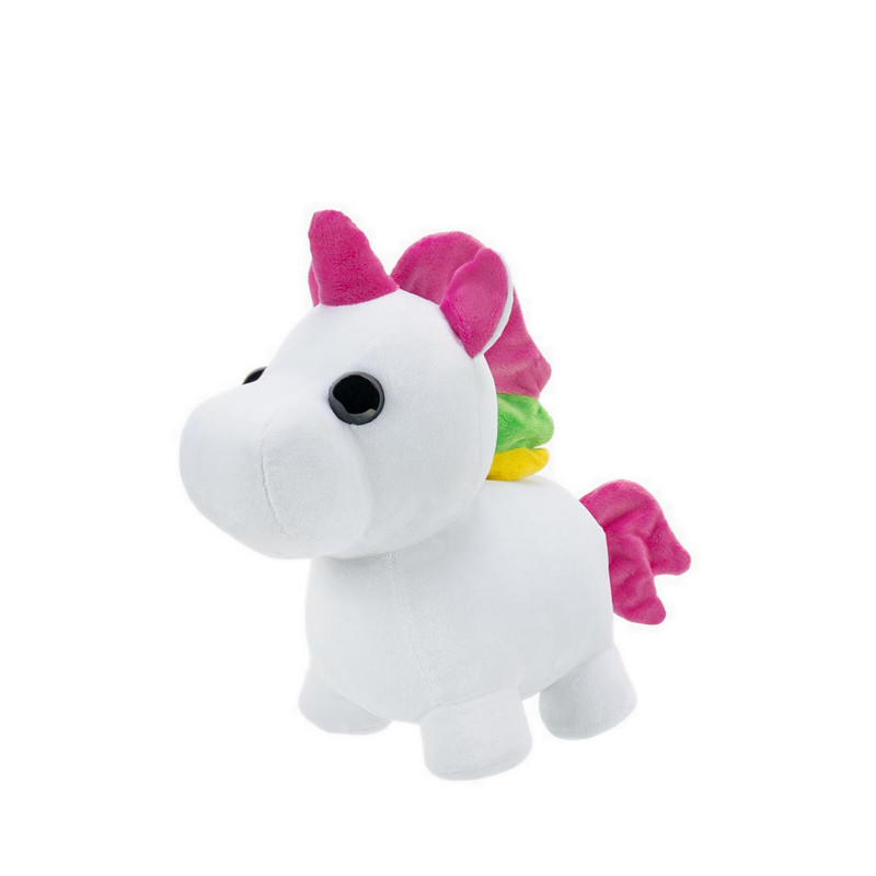 Jazwares Adopt Me Neon Unicorn Feature Plush  - ATMAME0011