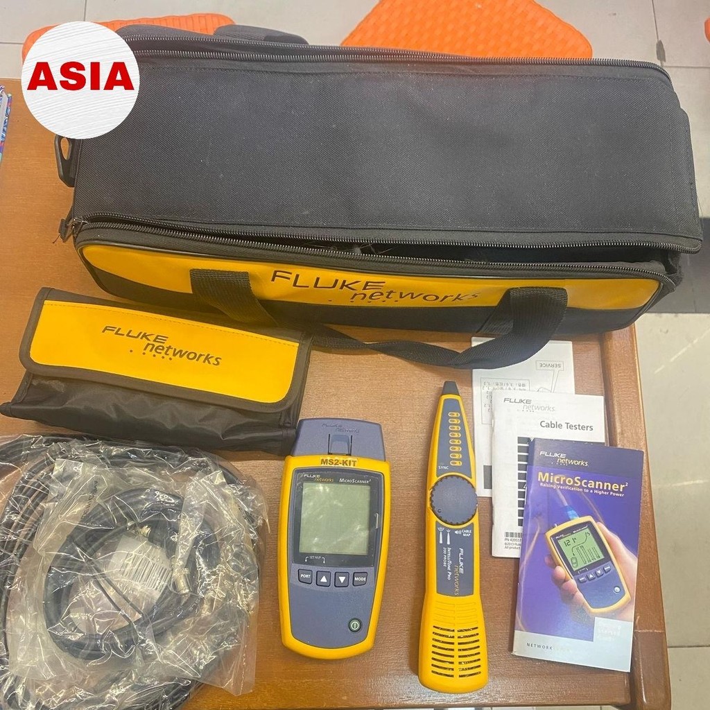 FLUKE NETWORK MS2-KIT PRO MicroScanner  LAN CABLE TESTER MS2-KIT ORIGINAL