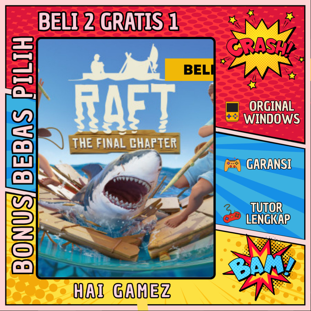 RAFT - GAME PC - GAME LAPTOP - PC GAMES